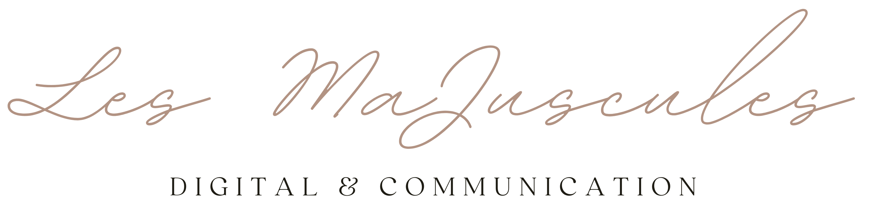 Les MaJuscules - Digital & Communication - Logo